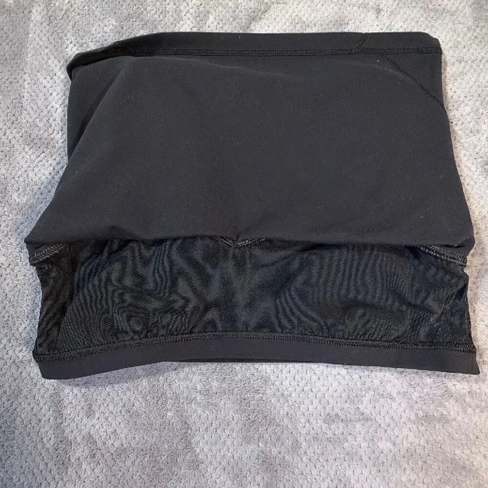 Lululemon Align Tank Top Black Size 8 V-Neck Cropped Built-In Bra Yoga Workout #